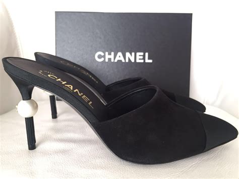 chanel mule heels.